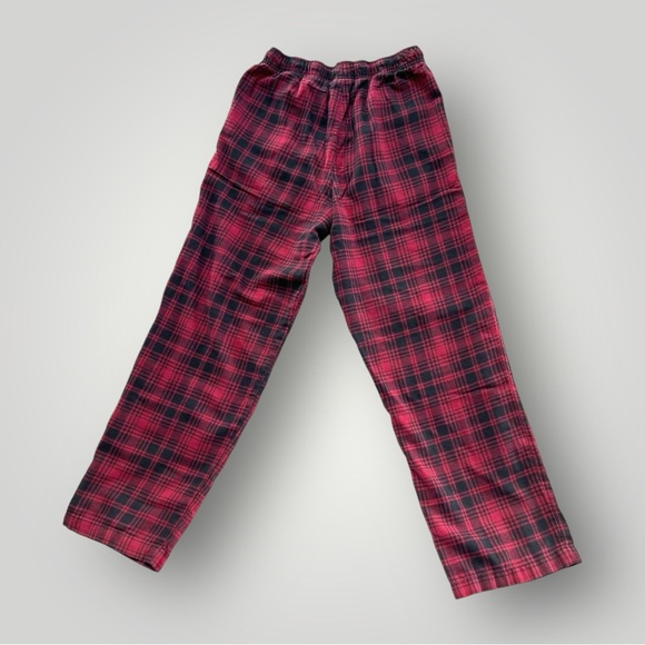 🟢5/$25  Croft & Barrow Red/Black Plaid Pajama Bottoms Pants - Picture 5 of 8